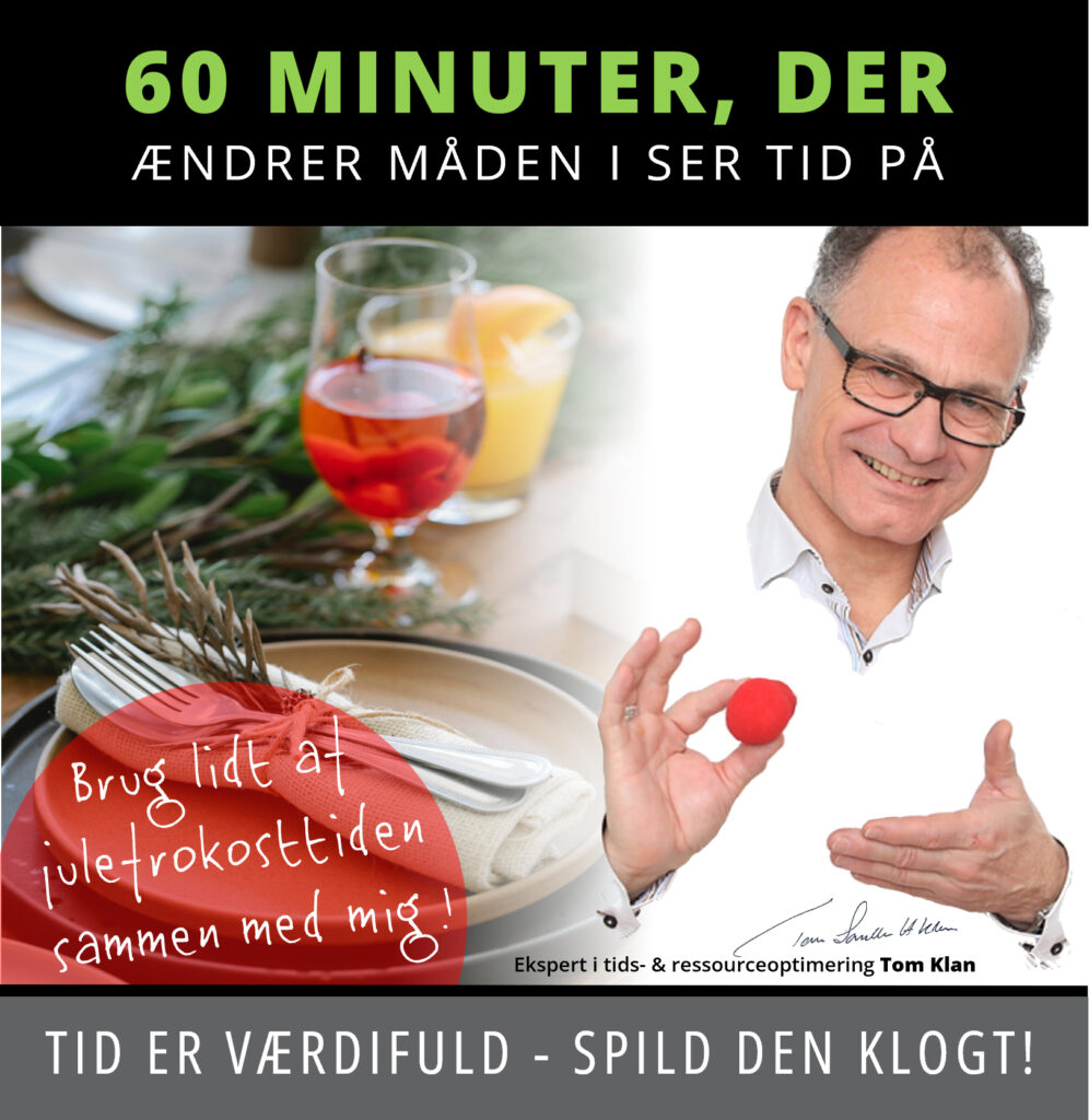 foredrag om tidsstyring